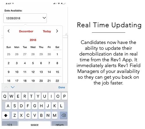 Rev1 Power Services ATS Mobile App Screenshot 2